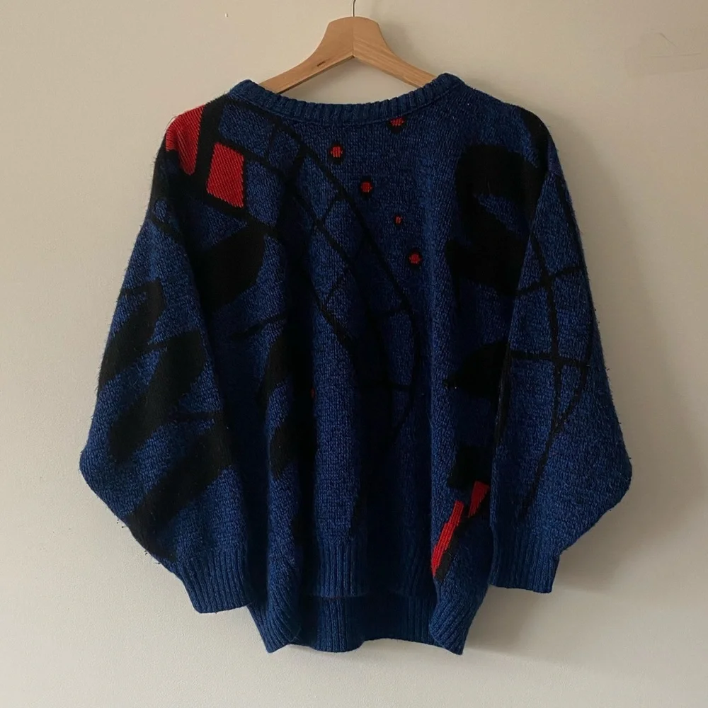 Retro Colorblock Sweater - Picture 2 of 7